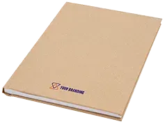 Carnet de notes personnalisé à couverture rigide finition écologique