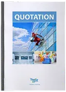 Couverture souple mat avec document à l'intérieur