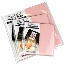 Présentation du livre photo créatif sous la forme de sa pochette contenant tout le néccessaire pour créer le livre photo